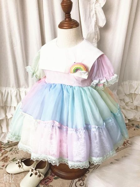 origianl design baby girl summer vintage turkey rainbow ball gown princess dress for girls birthday holiday party casual, Red;yellow
origianl design baby girl summer vintage turkey rainbow ball gown princess dress for girls birthday holiday party casual, Red;yellow