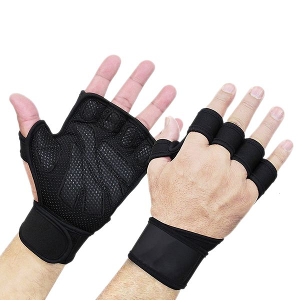 1 pair crossfit fitness gloves weightlifting grips gym men pass lifting hollowed-out breathable exercise hand palm protectors, Black
1 pair crossfit fitness gloves weightlifting grips gym men pass lifting hollowed-out breathable exercise hand palm protectors, Black