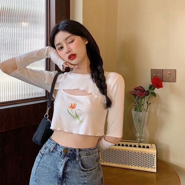 women dreses2020 summer new fashion wooden ear short sunscreen white t-shirt design sense all-match bottoming long sleeve womens fashion
women dreses2020 summer new fashion wooden ear short sunscreen white t-shirt design sense all-match bottoming long sleeve womens fashion