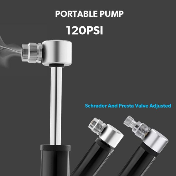 mini aluminum bicycle pump portable high pressure inflatable tube basketball football riding equipment aluminum alloy
mini aluminum bicycle pump portable high pressure inflatable tube basketball football riding equipment aluminum alloy