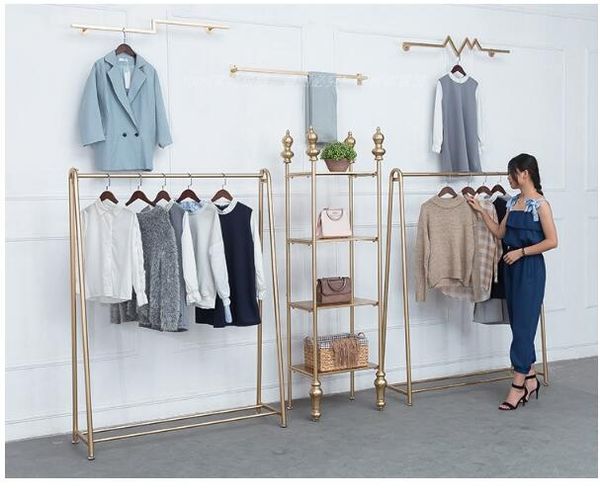 golden lichen rack high-end wedding dress hanger display rack hanging balcony clothing store shelf wall hanging rack landing
golden lichen rack high-end wedding dress hanger display rack hanging balcony clothing store shelf wall hanging rack landing