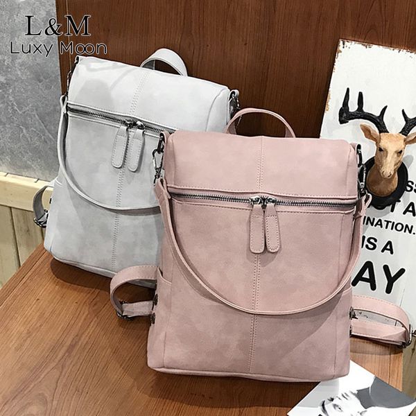 vintage women backpack leather rivet school backpacks for teenage girls large travel shoulder bags mochila black 2020 xa999h y200623
vintage women backpack leather rivet school backpacks for teenage girls large travel shoulder bags mochila black 2020 xa999h y200623