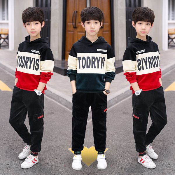 boys clothing sets kids clothes children clothing boys clothes suits casual full letter printing for kids sport suit for boy t200414, White
boys clothing sets kids clothes children clothing boys clothes suits casual full letter printing for kids sport suit for boy t200414, White
