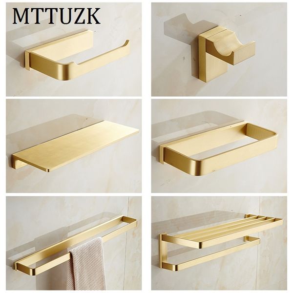 mttuzk bathroom hardware set bathroom accessories brushed gold paper holder towel rail rack robe hook towel bar
mttuzk bathroom hardware set bathroom accessories brushed gold paper holder towel rail rack robe hook towel bar
