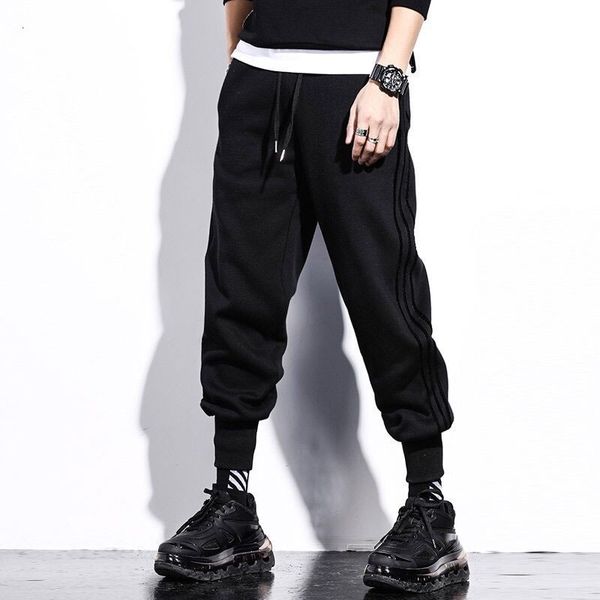 nine pants men's plus size korean version of the trend of casual pants men's sports beam students loose 9 points men, Black
nine pants men's plus size korean version of the trend of casual pants men's sports beam students loose 9 points men, Black