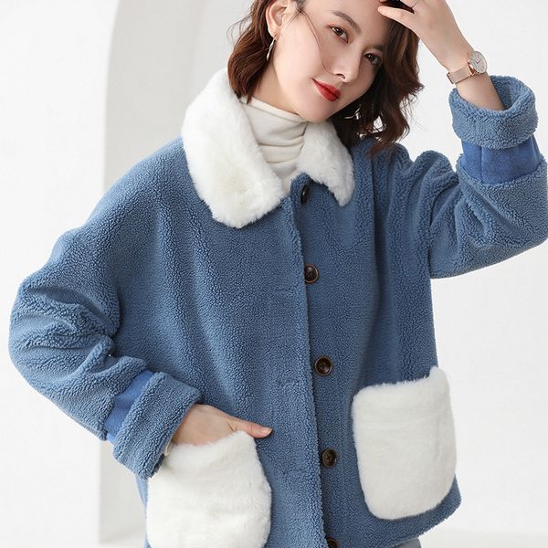 plus size real woolen women teddy bear jacket autumn winter fluffy fake fur coat designer overcoat with white collar and pockets, Black
plus size real woolen women teddy bear jacket autumn winter fluffy fake fur coat designer overcoat with white collar and pockets, Black