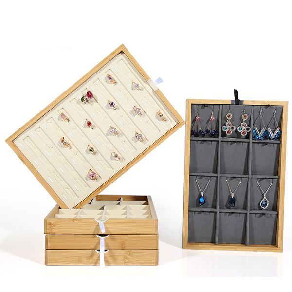 29.7x19.7x27cm jewelry wood velvet organizer jewelry display stand holder ring earring neklcase display for showcase, Black
29.7x19.7x27cm jewelry wood velvet organizer jewelry display stand holder ring earring neklcase display for showcase, Black