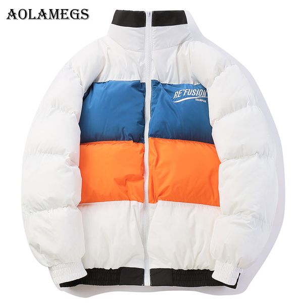 aolamegs parka men block striped thick mens winter jackets mens down jacket stand collar windproof coat winter streetwear, Black
aolamegs parka men block striped thick mens winter jackets mens down jacket stand collar windproof coat winter streetwear, Black