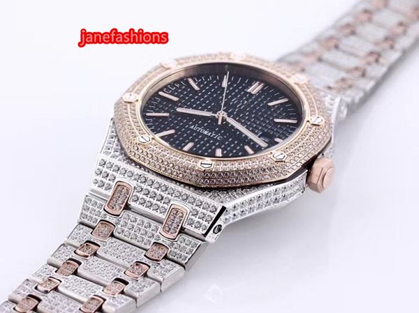 fine men's automatic mechanical watches trendy men's diamond fashion watches classic business watches with multiple specifications, Slivery;brown 
fine men's automatic mechanical watches trendy men's diamond fashion watches classic business watches with multiple specifications, Slivery;brown