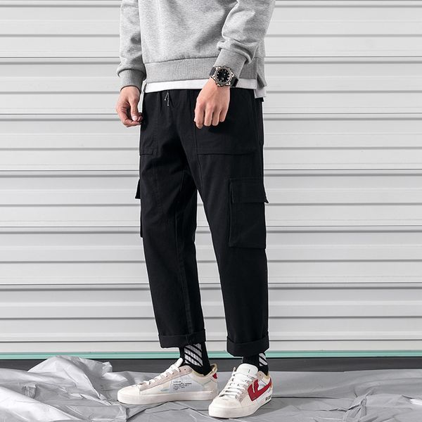 designer mens pant new brand mens straight-leg slacks fashion overalls decorated with pocket low waist trousers size m-5xl wholesales, Black
designer mens pant new brand mens straight-leg slacks fashion overalls decorated with pocket low waist trousers size m-5xl wholesales, Black