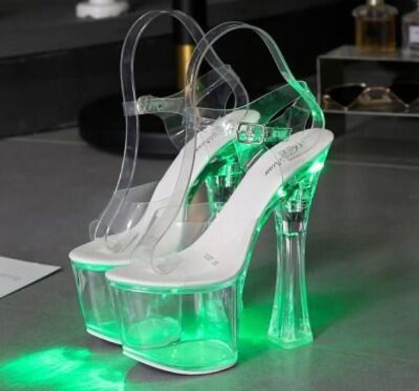 new style hentian high night club super high heels shining sandals women's shoes show steel tube dance shoes crystal transparent sandal, Black
new style hentian high night club super high heels shining sandals women's shoes show steel tube dance shoes crystal transparent sandal, Black