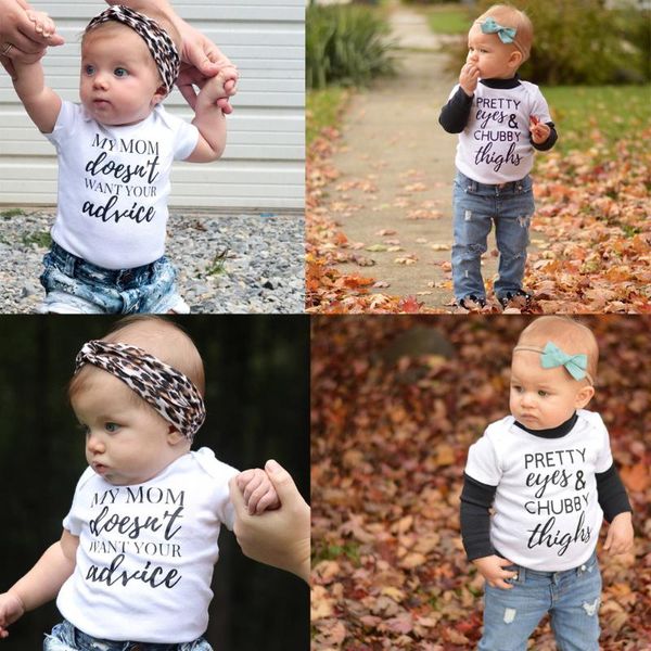 my mom doesn't want your advice/pretty eyes chubby thighs baby shower gift new mom gift funny baby summer short sleeve clothes, Blue
my mom doesn't want your advice/pretty eyes chubby thighs baby shower gift new mom gift funny baby summer short sleeve clothes, Blue