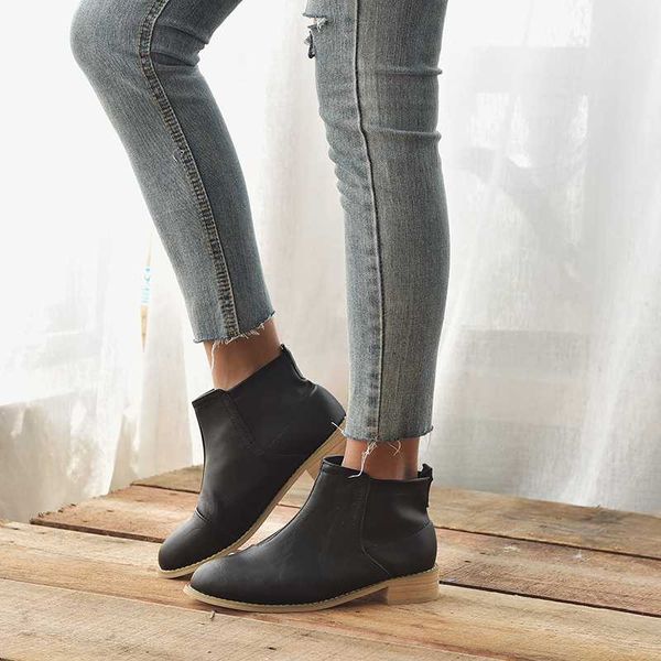 2019 zipper mid-calf round toe autumn boots women's low shoes booties ladies lace up chunky heel bootee woman, Black
2019 zipper mid-calf round toe autumn boots women's low shoes booties ladies lace up chunky heel bootee woman, Black