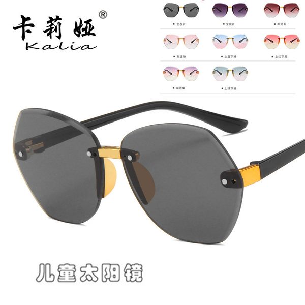 child cute rimless frame sunglasses children kids gray pink red lens fashion boys girls uv400 protection eyewear, White;black
child cute rimless frame sunglasses children kids gray pink red lens fashion boys girls uv400 protection eyewear, White;black