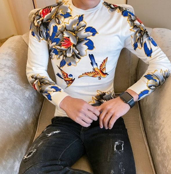 o-neck slim fit sweater men 2018 fashion spring autumn thin pullover men homme leisure print floral sweater pullover clothes, White;black
o-neck slim fit sweater men 2018 fashion spring autumn thin pullover men homme leisure print floral sweater pullover clothes, White;black