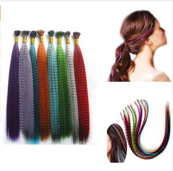 10pcs/pack colorful charming grizzly feathers hair extensions long straight hairdressing supplies blue,brown,rose red, pink, Red;blue
10pcs/pack colorful charming grizzly feathers hair extensions long straight hairdressing supplies blue,brown,rose red, pink, Red;blue