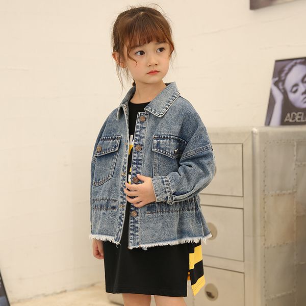 2020 new girls denim jackets korean style kids denim cardigan outerwear coats children cowboy long sleeved jacket coat, Blue;gray
2020 new girls denim jackets korean style kids denim cardigan outerwear coats children cowboy long sleeved jacket coat, Blue;gray