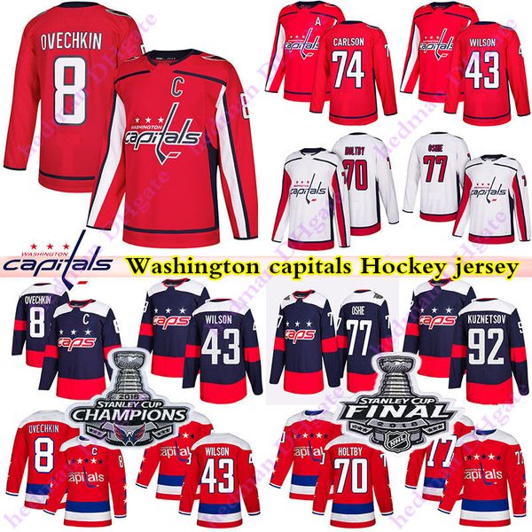 2018 stanley cup champion washington capitals jerseys 8 alex ovechkin 77 tj oshie 70 braden holtby 43 tom wilson 74 carlson hockey jerseys, Black;red
2018 stanley cup champion washington capitals jerseys 8 alex ovechkin 77 tj oshie 70 braden holtby 43 tom wilson 74 carlson hockey jerseys, Black;red