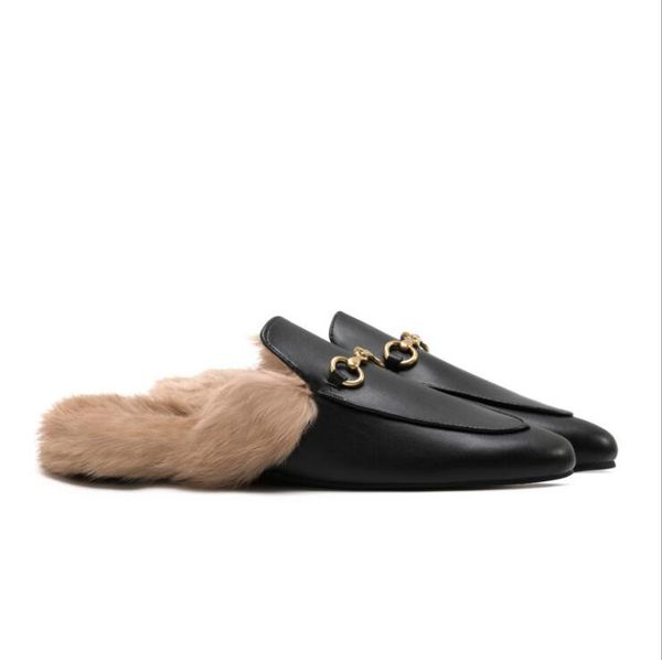 with box brand new women princetown leather slipper with fur suede velvet winter slipper loafers muller flat eur35-41, Black
with box brand new women princetown leather slipper with fur suede velvet winter slipper loafers muller flat eur35-41, Black