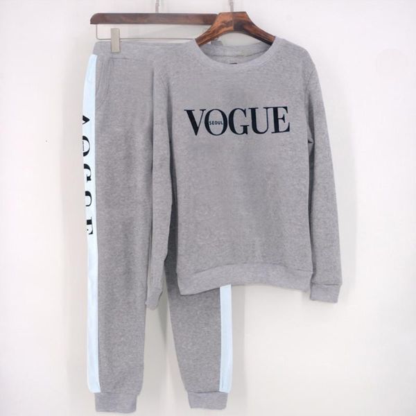 2019 women's cotton sports suit sportswear 2 sets of sportswear jogging women's clothing, White
2019 women's cotton sports suit sportswear 2 sets of sportswear jogging women's clothing, White