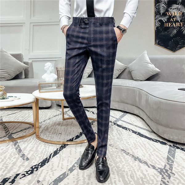 men's suits & blazers 2021 brand clothing spring fashion men leisure suit pants/male pure cotton plaid business trousers 28-36, White;black
men's suits & blazers 2021 brand clothing spring fashion men leisure suit pants/male pure cotton plaid business trousers 28-36, White;black