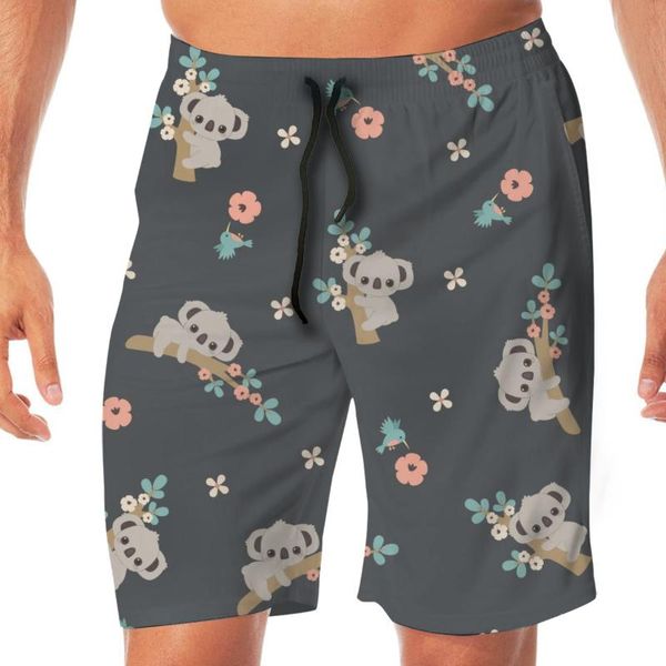 cute cartoon koala floral pattern swimming shorts for men swimwear man swimsuit swim trunks summer bathing beach wear, White;black
cute cartoon koala floral pattern swimming shorts for men swimwear man swimsuit swim trunks summer bathing beach wear, White;black