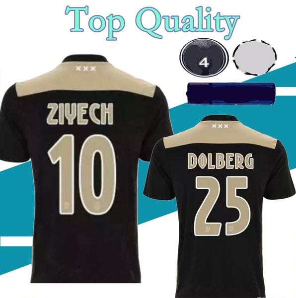 thai quality 2018 2019 ajax fc away soccer jersey 18 19 klaassen fischea bazoer milik bolberg football shirt, Black;yellow
thai quality 2018 2019 ajax fc away soccer jersey 18 19 klaassen fischea bazoer milik bolberg football shirt, Black;yellow