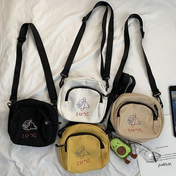 lovely women canvas shoulder bag handbags korean mini student phone bag cartoon printing small crossbody bags casual ladies flap
lovely women canvas shoulder bag handbags korean mini student phone bag cartoon printing small crossbody bags casual ladies flap
