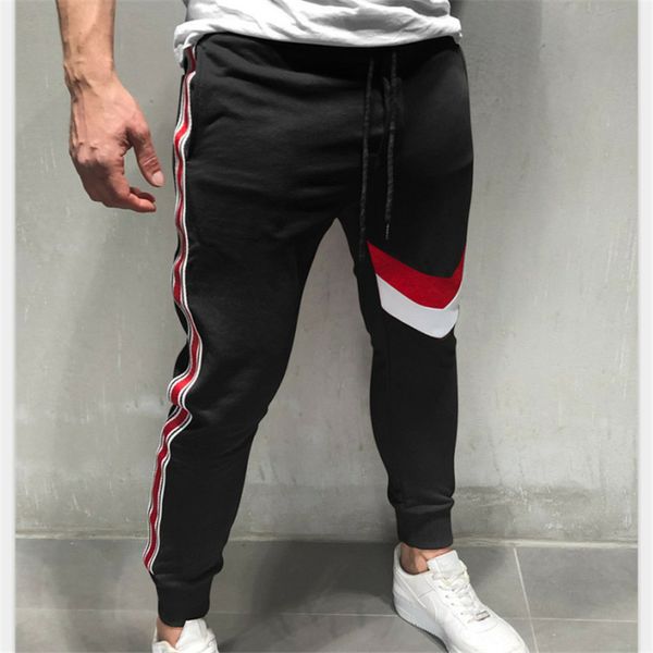 new 2020 gym jogging pants men black patchwork joggers pants running men hip hop sweatpants gym fitness sweatpants, Black;blue
new 2020 gym jogging pants men black patchwork joggers pants running men hip hop sweatpants gym fitness sweatpants, Black;blue