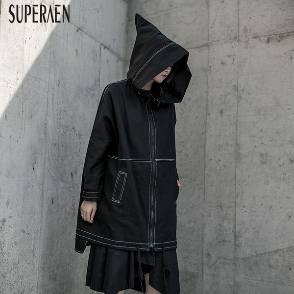 superaen fashion europe trench coat for women winter new 2019 cotton wild ladies windbreaker hooded casual women clothing, Tan;black
superaen fashion europe trench coat for women winter new 2019 cotton wild ladies windbreaker hooded casual women clothing, Tan;black