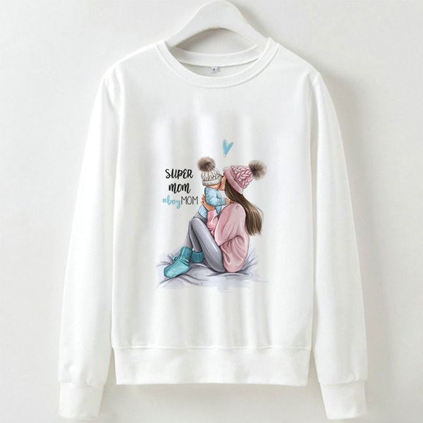 summer mother print round neck long sleeve sweatshirts women korean style loose female casual pullovers clothes, Black
summer mother print round neck long sleeve sweatshirts women korean style loose female casual pullovers clothes, Black
