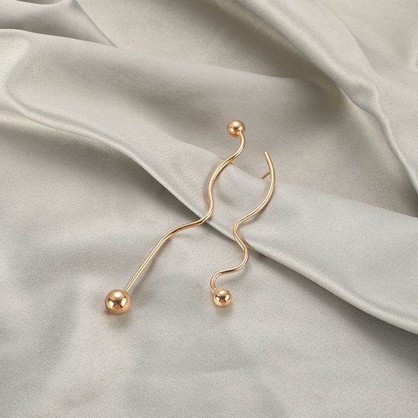 s856 fashion jewelry women's stud earrings metal asymmetrical geometric distortion long stud earrings, Golden;silver
s856 fashion jewelry women's stud earrings metal asymmetrical geometric distortion long stud earrings, Golden;silver