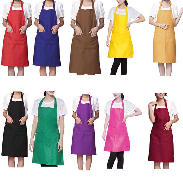 fashion lady men solid color simple design halter neck apron polyester waiter baker chefs full bib home kitchen aprons
fashion lady men solid color simple design halter neck apron polyester waiter baker chefs full bib home kitchen aprons