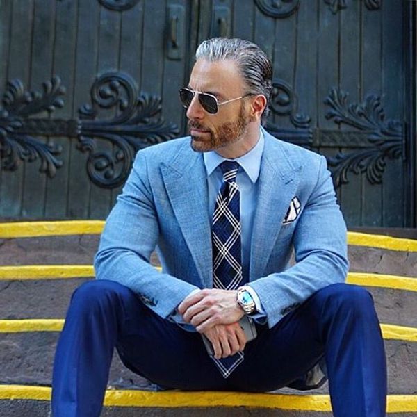 custom made light blue blazer navy pants italian mens wedding prom dinner party suits 2 pieces groom tuxedos blazer masculino, White;black
custom made light blue blazer navy pants italian mens wedding prom dinner party suits 2 pieces groom tuxedos blazer masculino, White;black