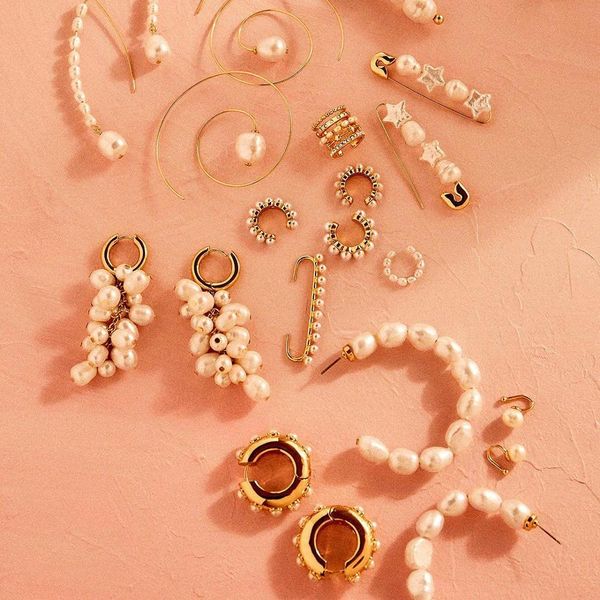 vedawas big semicircle vintage drop earrings simple fashion tassel earrings women trendy pearls jewelry party christmas bijoux, Silver
vedawas big semicircle vintage drop earrings simple fashion tassel earrings women trendy pearls jewelry party christmas bijoux, Silver