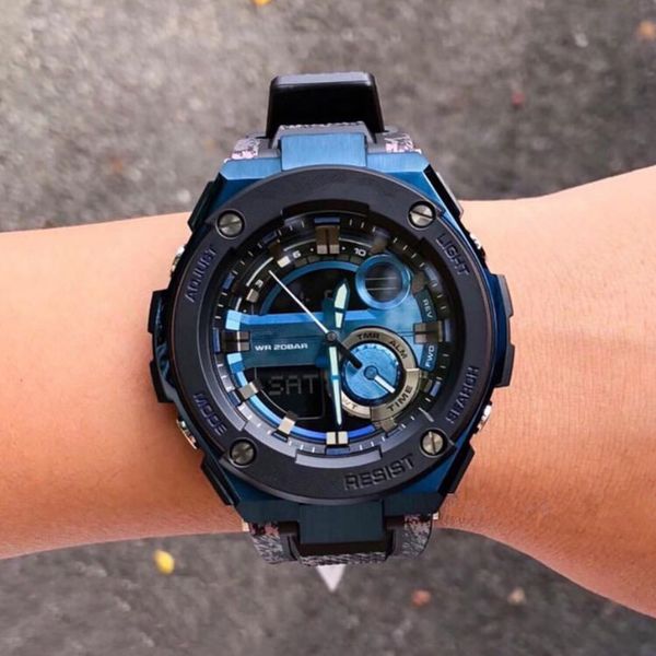 gst shock sport man's wrist watches luxury g style led digital waterproof fashion watch selling wholesale black watches, Slivery;brown
gst shock sport man's wrist watches luxury g style led digital waterproof fashion watch selling wholesale black watches, Slivery;brown