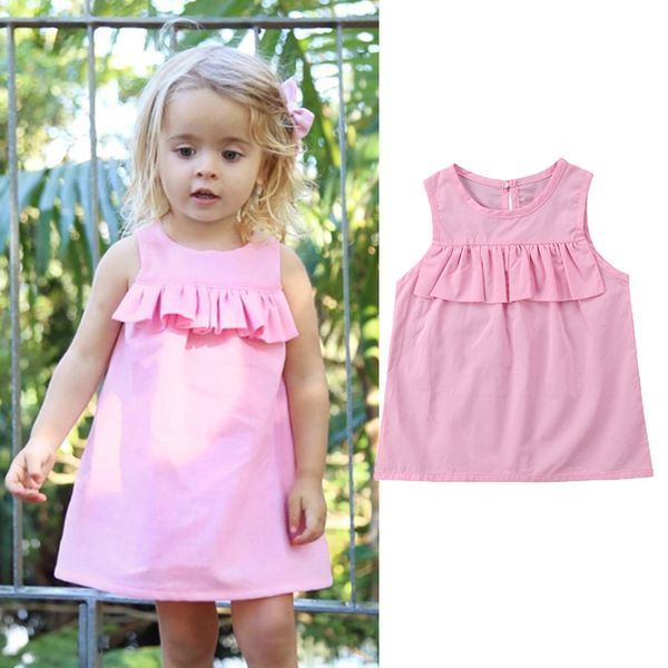 pudcoco summer girls princess ruffles dress kid baby party wedding dresses sleeveless girls clothes, Red;yellow
pudcoco summer girls princess ruffles dress kid baby party wedding dresses sleeveless girls clothes, Red;yellow