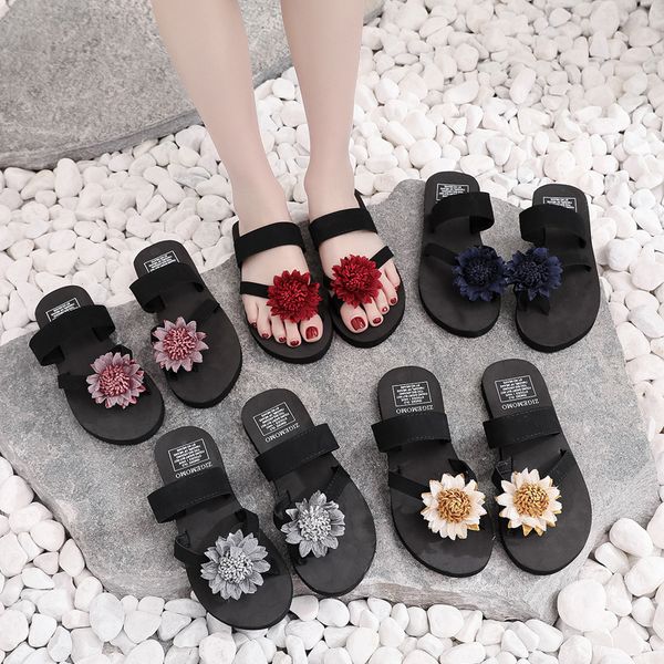 shoes woman bohemian flower flat slippers summer sandalias non-slip beach shoes flip flops sunflower slipper zapatos de mujer, Black
shoes woman bohemian flower flat slippers summer sandalias non-slip beach shoes flip flops sunflower slipper zapatos de mujer, Black