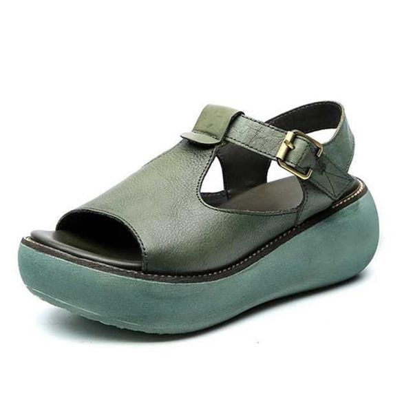 alishinrey women genuine leather wedges sandals 2020 summer casual shoes open toe women platform sandals sandalia, Black
alishinrey women genuine leather wedges sandals 2020 summer casual shoes open toe women platform sandals sandalia, Black