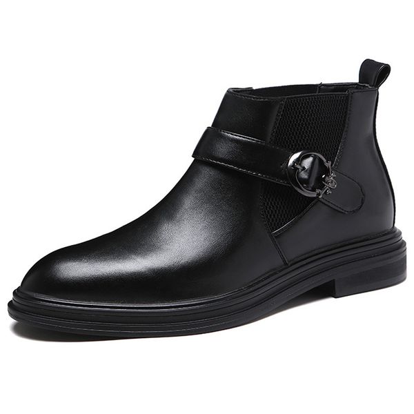 2020 men leather ankle boots men locomotive shoe british style casual big size vintage motorcycle buckle winter boot, Black
2020 men leather ankle boots men locomotive shoe british style casual big size vintage motorcycle buckle winter boot, Black