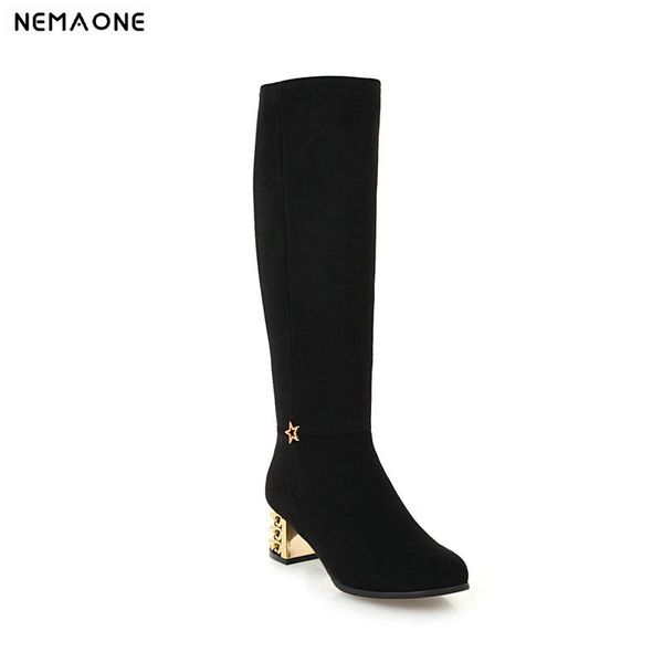 nemaone 2019 new 5cm high heels women knee high boots black purple green ladies winter dress party shoes large size 41 42 43
nemaone 2019 new 5cm high heels women knee high boots black purple green ladies winter dress party shoes large size 41 42 43