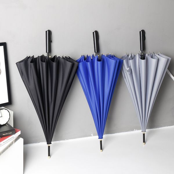 custom logo golf strong windproof umbrella long straight handle semi-automatic 16 bone umbrellas business solid umbrella dh0995 t03 
custom logo golf strong windproof umbrella long straight handle semi-automatic 16 bone umbrellas business solid umbrella dh0995 t03