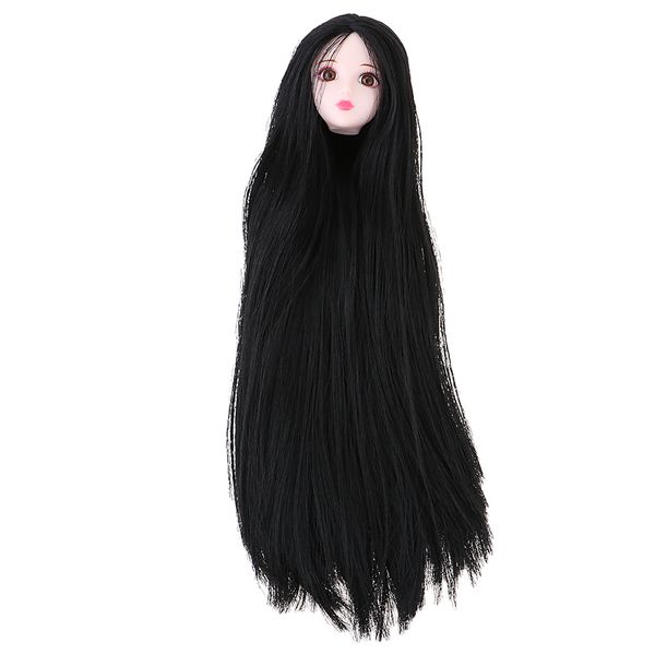 1/6 bjd head sculpt mold makeup facial with black long hair doll custom replacement body parts for msd diy making
1/6 bjd head sculpt mold makeup facial with black long hair doll custom replacement body parts for msd diy making