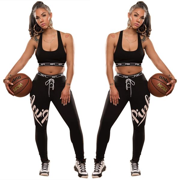 2019 women pin letters tracksuit brand designer clothing sets vest with pants new outfit jogger set sportswears dhl, White
2019 women pin letters tracksuit brand designer clothing sets vest with pants new outfit jogger set sportswears dhl, White