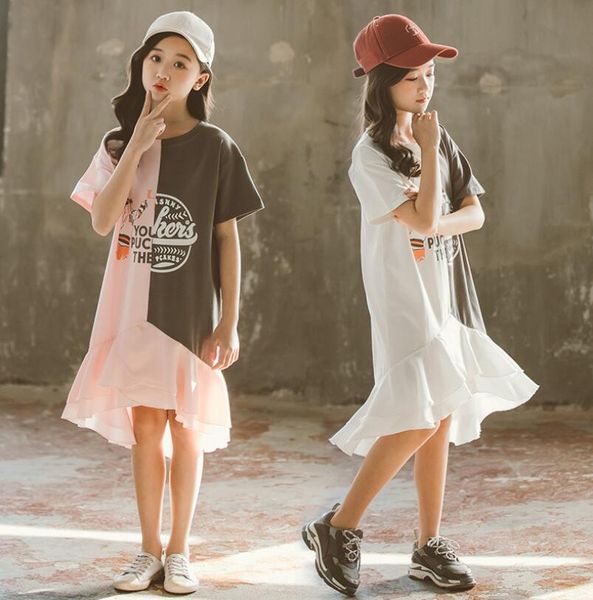 2020 spot summer korean version of children's wear color matching letter t-shirt short sleeve dress children's skirt parent-child, Red;yellow
2020 spot summer korean version of children's wear color matching letter t-shirt short sleeve dress children's skirt parent-child, Red;yellow