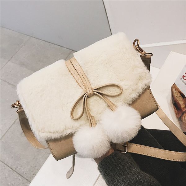 fashion bow plush ball women shoulder bags handbags pu leather faux fur crossbody bag lady big flap purse winter
fashion bow plush ball women shoulder bags handbags pu leather faux fur crossbody bag lady big flap purse winter