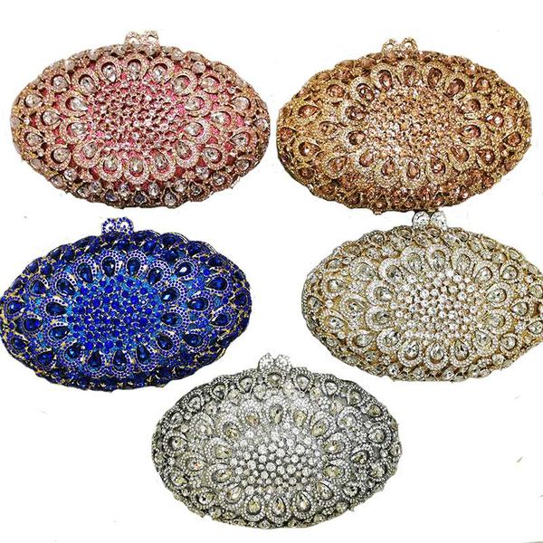 2020 new champagne color oval shape women evening crystal clutch fashion small bridal diamond wedding party purse prom handbags
2020 new champagne color oval shape women evening crystal clutch fashion small bridal diamond wedding party purse prom handbags
