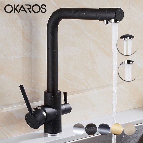 okaros kitchen faucet water black with dot brass purifier faucet dual sprayer drinking water tap vessel sink mixer tap torneira
okaros kitchen faucet water black with dot brass purifier faucet dual sprayer drinking water tap vessel sink mixer tap torneira