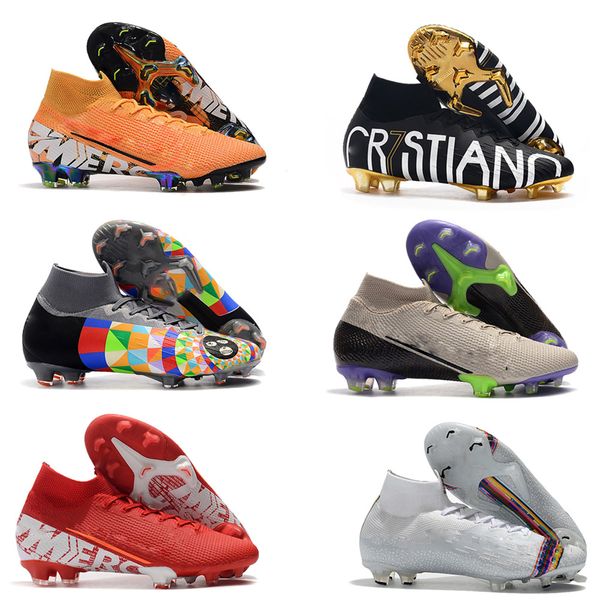 original white cr7 kids indoor soccer shoes mercurial superfly tf womens soccer cleats high ankle children football boots
original white cr7 kids indoor soccer shoes mercurial superfly tf womens soccer cleats high ankle children football boots