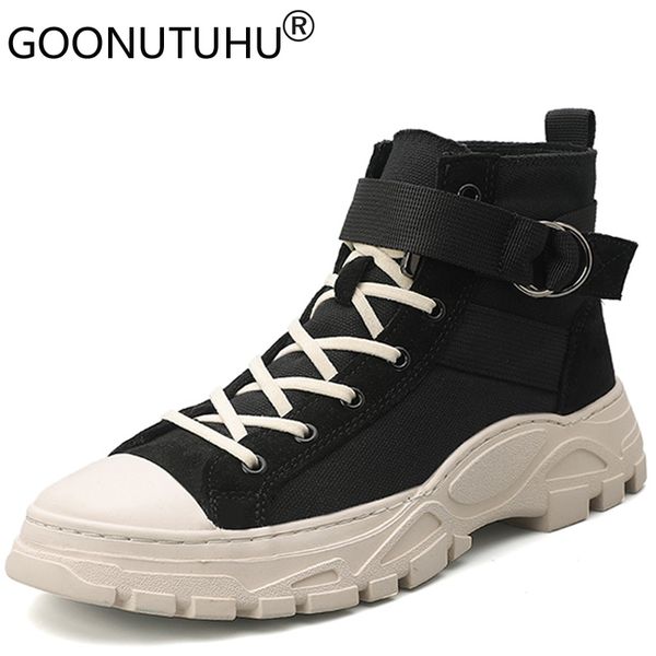 2020 style fashion men's ankle boots casual canvas shoes male high flat sneakers work shoe man nice breathable boots for men, Black
2020 style fashion men's ankle boots casual canvas shoes male high flat sneakers work shoe man nice breathable boots for men, Black